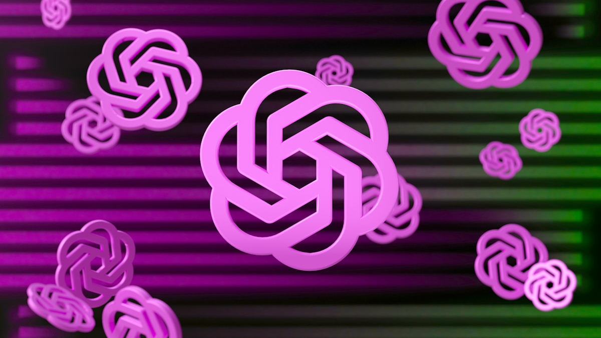 Photo by Mariia Shalabaieva a purple and green background with intertwined circles