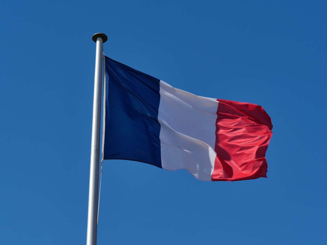 France white red and blue flag