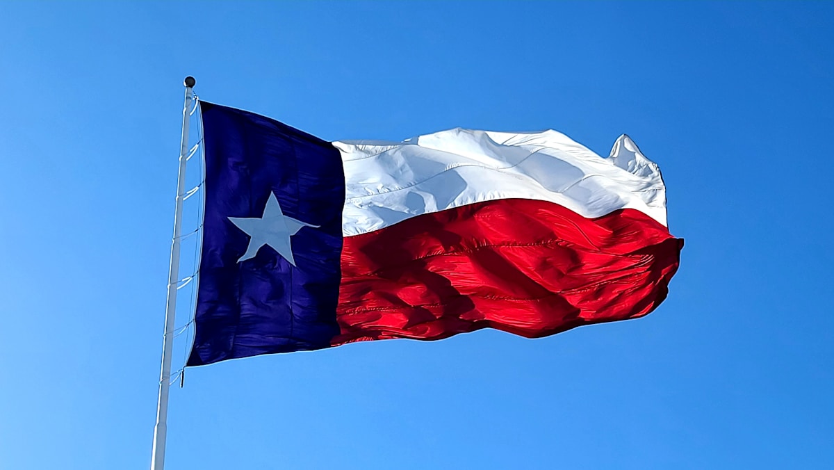 Texas Flag blue white and red flag