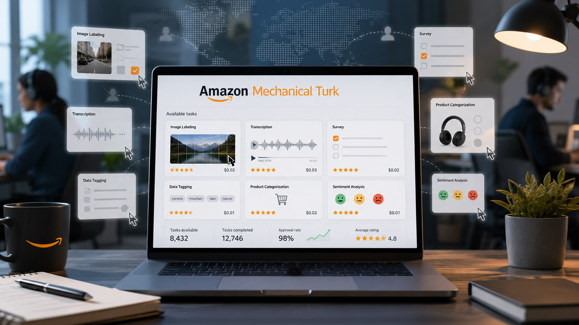 Le logo d'Amazon Mechanical Turk
