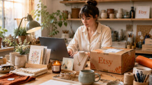 Etsy adds ad groups and asks sellers whether they want extra ad budget released when their shop hits a revenue goal they set