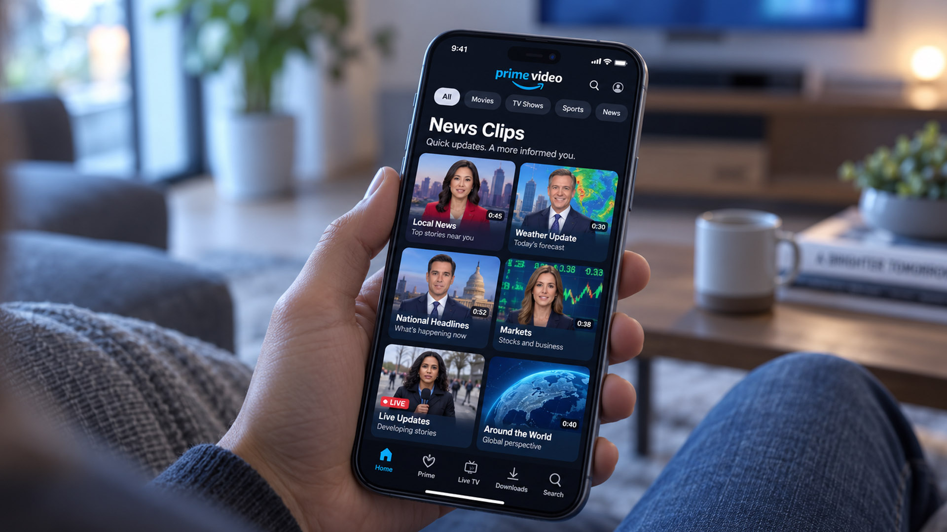 Amazon Prime News Clips