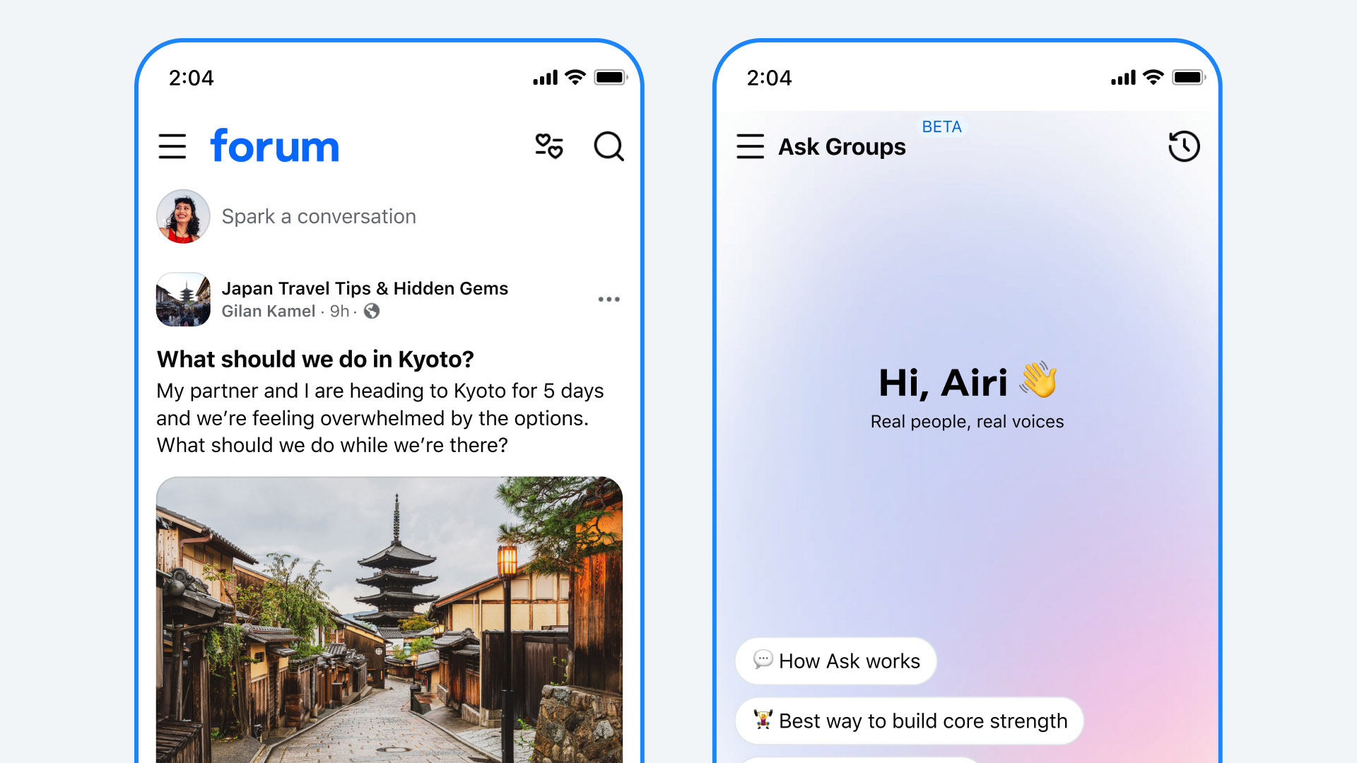 Facebook Forum App