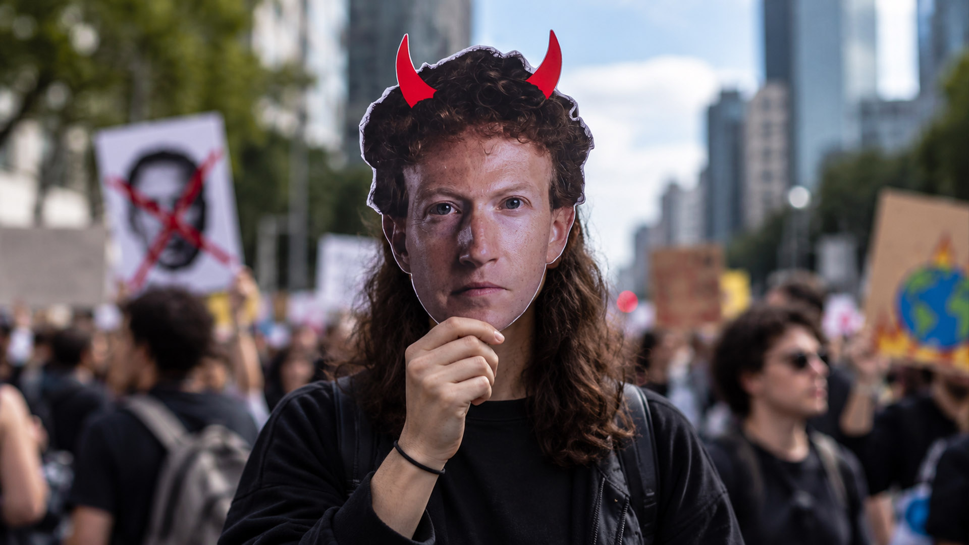 Mark Zuckerberg Devil